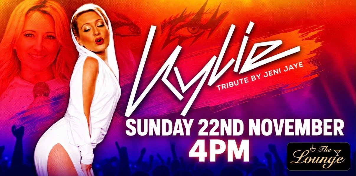 Kylie tribute by Jeni Jaye at The Lounge Rotherham, Sunday 22nd November