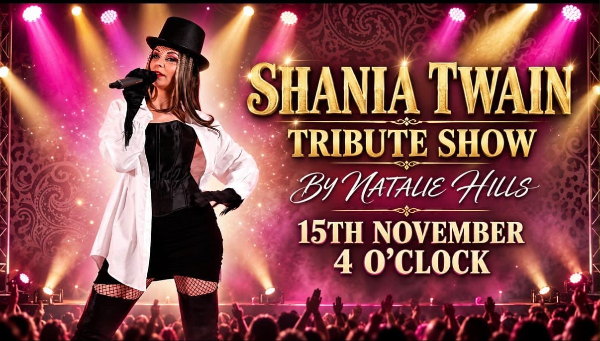 Shania Twain tribute show by Natalie Hills at The Lounge Rotherham, 15th November